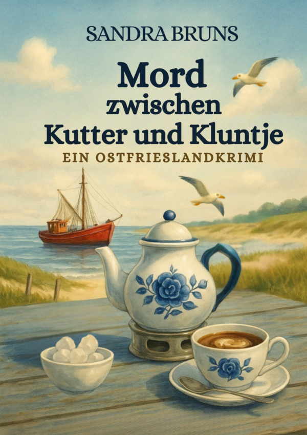 Buchcover: Mord zwischen Kutter und Kluntje – Ostfrieslandkrimi von Sandra Bruns