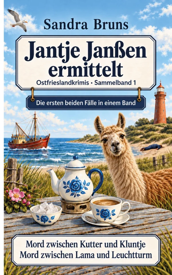 Cover: Jantje Janßen ermittelt – Sammelband 1, Ostfrieslandkrimi von Sandra Bruns
